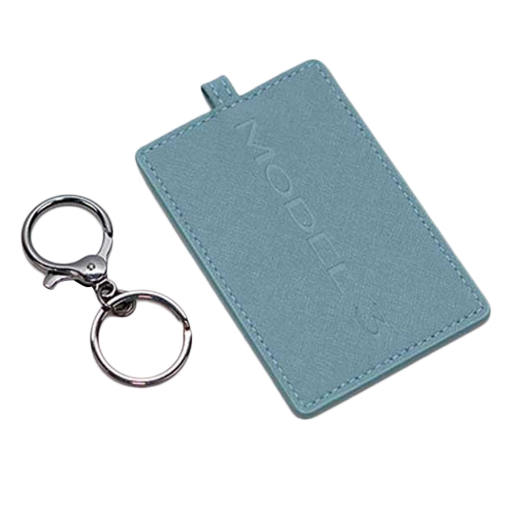 Car Leather Key Card Protector Cover for Tesla Model 3 Y Key Card Holder  Car Accessories Keychain Clip Card Holder
